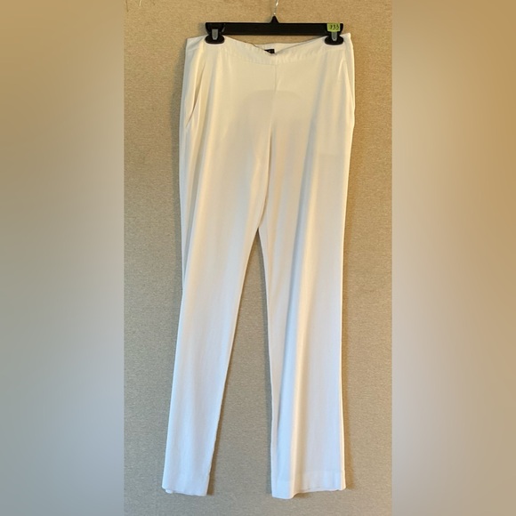 🌟 THEORY Women’s White Pants Style Mitrana B Rowell Light Sz 6